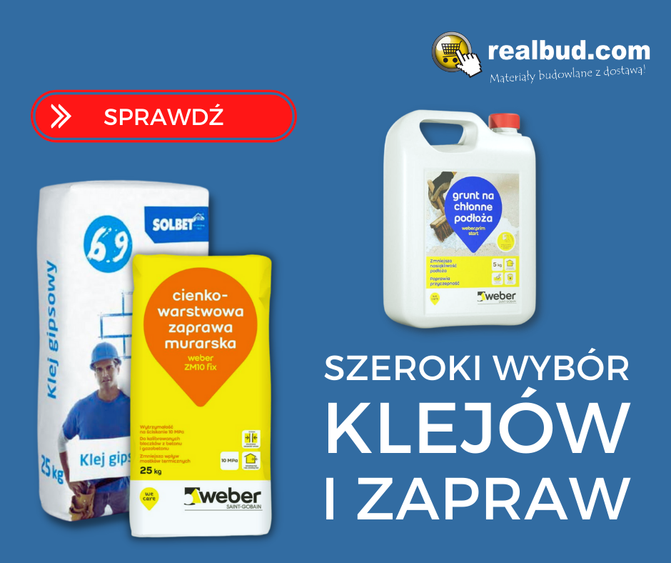 Kleje i zaprawy | realbud.com